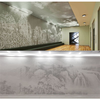 संस्कृति तत्व कस्टम पैटर्न के साथ 2.5 मिमी लेजर कटिंग सजावटी एल्यूमीनियम कला दीवार पैनल